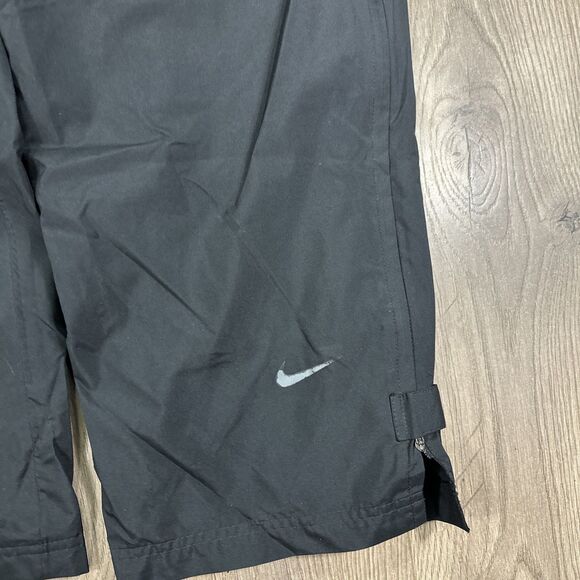 Nike Golf Storm Fit Waterproof Rain Pants Black Swoosh Side Zipper Men’s Size L - Picture 3 of 10